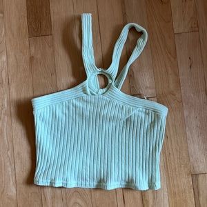 Super cute front open tank